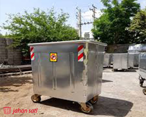 مشخصات فنی سطل زباله فلزی شهری